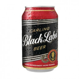 Carling Black Label Lager Can 330ml