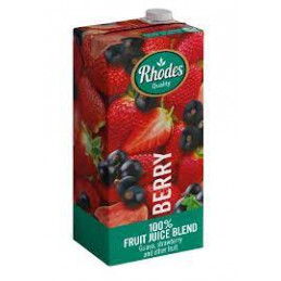 Rhodes 100% Berry Juice 1Lt