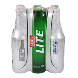 Castle Lite Nrb 340mlx6