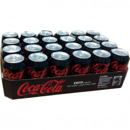 Coca Cola Zero Cans 330mlx24