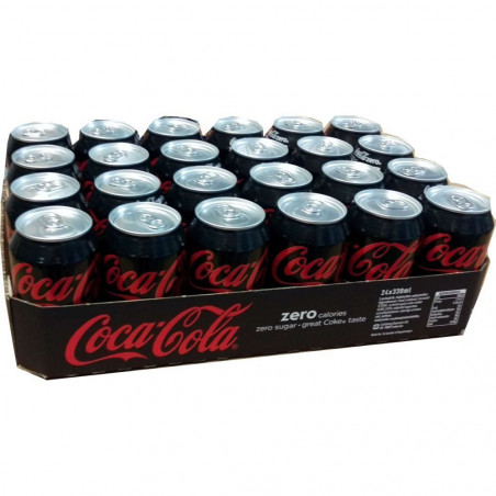 Coca Cola Zero Cans 330mlx24