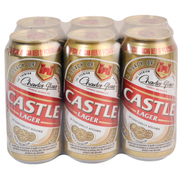 Castle Lager Cans 440mlx6