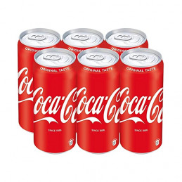 Coca cola Cans 440mlx6