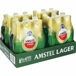 Amstel Lager Beer Nrb 330mlx24