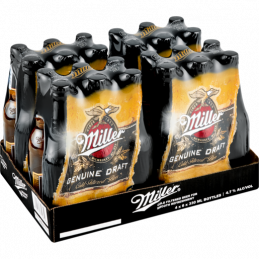 Miller Genuine Draft Beer...